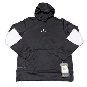 Nike Jordan Big Boys' Core Performance Thermal Hoodie - Black XL NEW MSRP $50